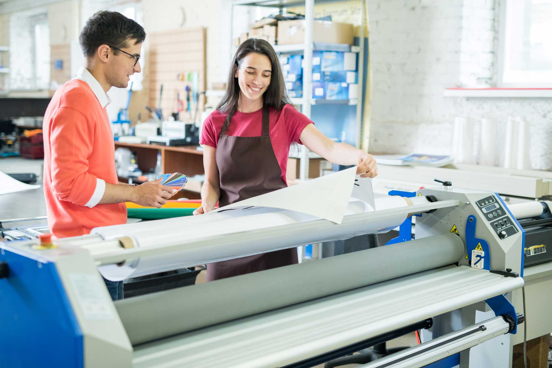 Picking out a colour for print design