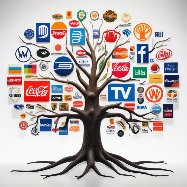 Large brands and corporate identities