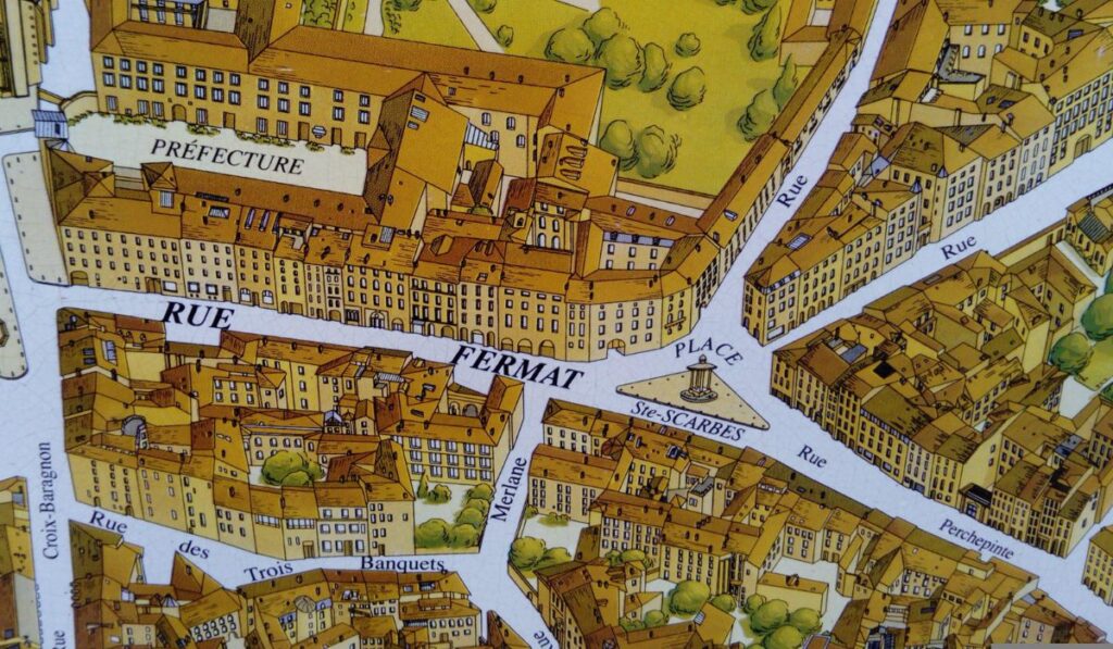 What is an illustrated map