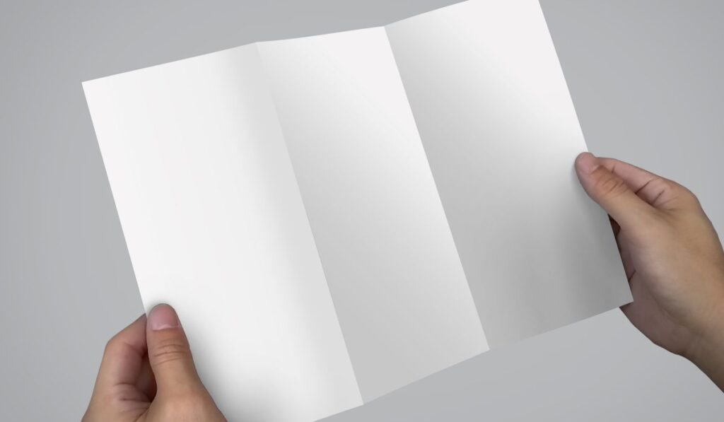 A tri-fold brochure