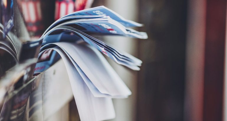 Direct mail in postbox