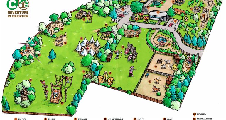 Adventure playground map design